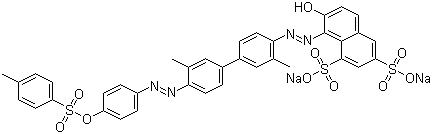 结构式 CAS# 6459-94-5, 酸性红 114