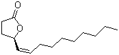 结构式 CAS# 64726-91-6, Japonilure; (R,Z)-5-(1-癸烯)二氢呋喃-2(3H)-酮