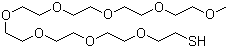 结构式 CAS# 651042-83-0, 2,5,8,11,14,17,20,23-八氧杂二十五烷-25-硫醇
