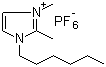 结构式 CAS# 653601-27-5, 1-己基-2,3-二甲基咪唑鎓六氟磷酸盐