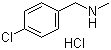 结构式 CAS# 65542-24-7, N-甲基-4-氯苄胺盐酸盐