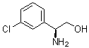 结构式 CAS# 663611-73-2, (betaS)-beta-氨基-3-氯苯乙醇
