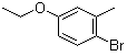 结构式 CAS# 68155-69-1, 2-溴-5-乙氧基甲苯