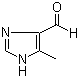 structure of CAS# 68282-53-1, 5-Methyl-1H-imidazole-4-carbaldehyde;5-Methyl-4-imidazolecarboxaldehyde