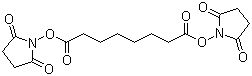 structure of CAS# 68528-80-3, Disuccinimidyl suberate