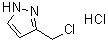 结构式 CAS# 69658-97-5, 3-(氯甲基)-1H-吡唑单盐酸盐