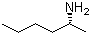 structure of CAS# 70095-40-8, (R)-2-Aminohexane;(R)-2-Hexylamine