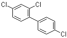 structure of CAS# 7012-37-5, 2,4,4'-Trichlorobiphenyl;2',4,4'-Trichlorobiphenyl; 4,2',4'-Trichloro-1,1'-biphenyl; 4,2',4'-Trichlorobiphenyl; CB 28; K 28; PCB 28