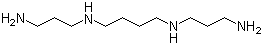 structure of CAS# 71-44-3, Spermine;N,N'-Bis(3-aminopropyl)-1,4-butanediamine