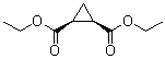 structure of CAS# 710-43-0, cis-1,2-Cyclopropanedicarboxylic acid diethyl ester;Diethyl cis-1,2-cyclopropanedicarboxylate