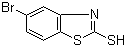 结构式 CAS# 71216-20-1, 5-溴-2-巯基苯并噻唑