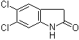 结构式 CAS# 71293-59-9, 5,6-二氯-1,3-二氢-2H-吲哚-2-酮