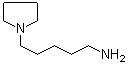 结构式 CAS# 71302-71-1, 5-(吡咯烷-1-基)戊胺