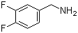 结构式 CAS# 72235-53-1, 3,4-二氟苄胺