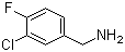 结构式 CAS# 72235-56-4, 3-氯-4-氟苄胺
