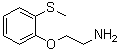 结构式 CAS# 72955-86-3, 2-[2-(甲硫基)苯氧基]乙胺