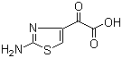 结构式 CAS# 73150-67-1, 2-(2-氨基噻唑-4-基)乙醛酸