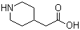 结构式 CAS# 73415-84-6, 哌啶-4-乙酸