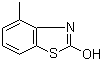 结构式 CAS# 73443-84-2, 2-羟基-4-甲基苯并噻唑