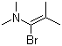 结构式 CAS# 73630-93-0, 1-溴-N,N,2-三甲基丙烯胺