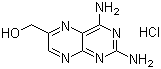 结构式 CAS# 73978-41-3, 2,4-二氨基-6-羟甲基蝶啶盐酸盐