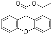 structure of CAS# 7401-03-8, Ethyl 9H-xanthene-9-carboxylate;Xanthene-9-carboxylic acid ethyl ester