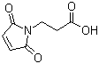 结构式 CAS# 7423-55-4, 3-马来酰亚胺基丙酸