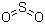 structure of CAS# 7446-09-5, Sulfur dioxide