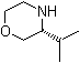 structure of CAS# 74572-01-3, (R)-3-(1-Methylethyl)morpholine