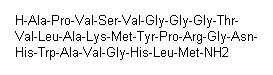 structure of CAS# 74815-57-9, Porcine gastrin-releasing peptide 1-27