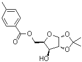 structure of CAS# 75096-60-5, 1,2-O-(1-Methylethylidene)-alpha-D-xylofuranose 5-(4-methylbenzoate)