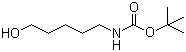 结构式 CAS# 75178-90-4, (5-羟基戊基)氨基甲酸叔丁酯