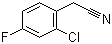 结构式 CAS# 75279-56-0, 2-氯-4-氟苯乙腈