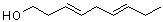 structure of CAS# 76649-25-7, 3,6-Nonadien-1-ol