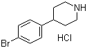 结构式 CAS# 769944-79-8, 4-(4-溴苯基)哌啶盐酸盐
