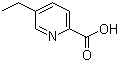 结构式 CAS# 770-08-1, 5-乙基-2-吡啶羧酸