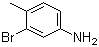 结构式 CAS# 7745-91-7, 3-溴-4-甲基苯胺