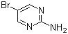 结构式 CAS# 7752-82-1, 2-氨基-5-溴嘧啶