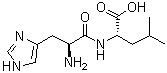 structure of CAS# 7763-65-7, L-Histidyl-L-leucine;N-Histidylleucine