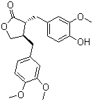 结构式 CAS# 7770-78-7, 牛蒡子苷元