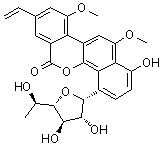 结构式 CAS# 77879-90-4, 褐黄癌菌素 V