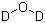 structure of CAS# 7789-20-0, Deuterium oxide