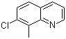 结构式 CAS# 78941-93-2, 7-氯-8-甲基喹啉