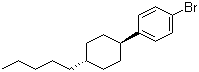 结构式 CAS# 79832-89-6, 1-溴-4-(反式-4-戊基环己基)苯