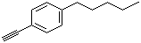 结构式 CAS# 79887-10-8, 4-戊基苯乙炔