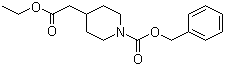 结构式 CAS# 80221-26-7, 4-[乙氧羰基甲基]哌啶-1-羧酸苄酯