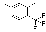 structure of CAS# 80245-26-7, 4-Fluoro-2-methylbenzotrifluoride;2-Methyl-4-fluorobenzotrifluoride