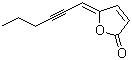 structure of CAS# 81122-95-4, (Z)-Lachnophyllum lactone;(5Z)-5-(2-Hexyn-1-ylidene)-2(5H)-furanone