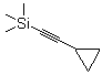 结构式 CAS# 81166-84-9, (环丙基乙炔基)三甲基硅烷