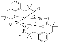 结构式 CAS# 819050-89-0, 双(alpha,alpha,alpha',alpha'-四甲基-1,3-苯二丙酮)二铑